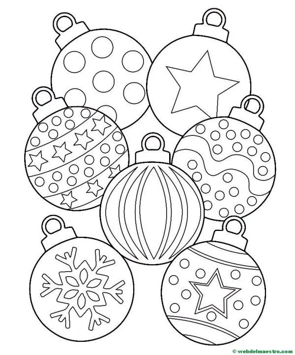 Dibujos de navidad para imprimir