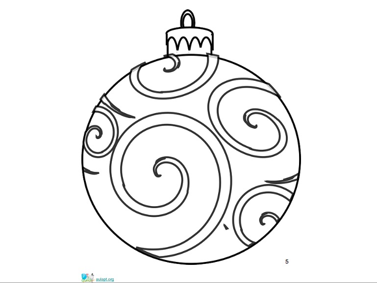 Decorta tu aula dibujos para colorear de navidad