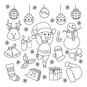 Imãgen de colorear navidad