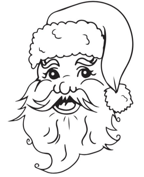 Dibujos digitales de navidad para colorear