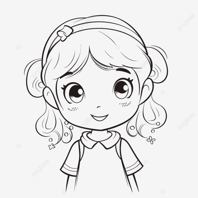 Dibujo de pãgina para colorear dibujos animados niãa juguete pãginas niãas ilustraciãn vectorial boceto quema png dibujos dibujo del coche dibujo de dibujos animados dibujo de ala png y vector para dcargar