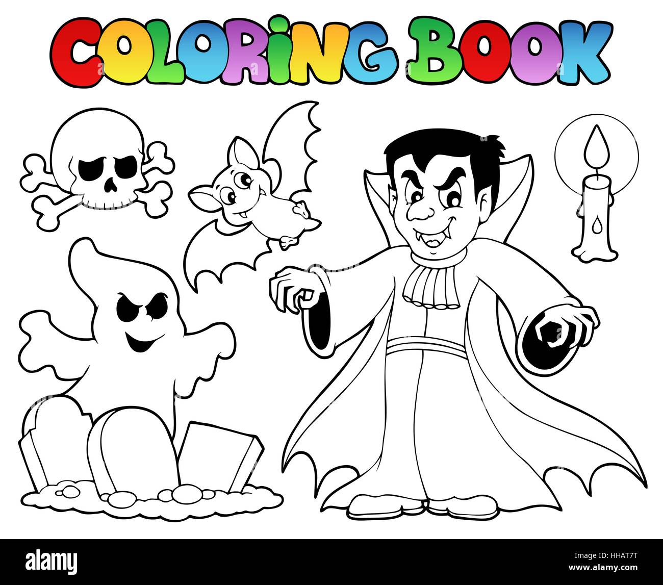 Color halloween pintura octubre pintada coloraciãn otoão otoão libros arte fotografãa de stock