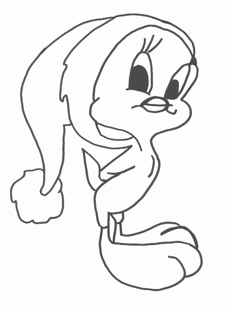 Colorear dibujos de navidad piolin cartoon drawings bird coloring pages cartoon coloring pages