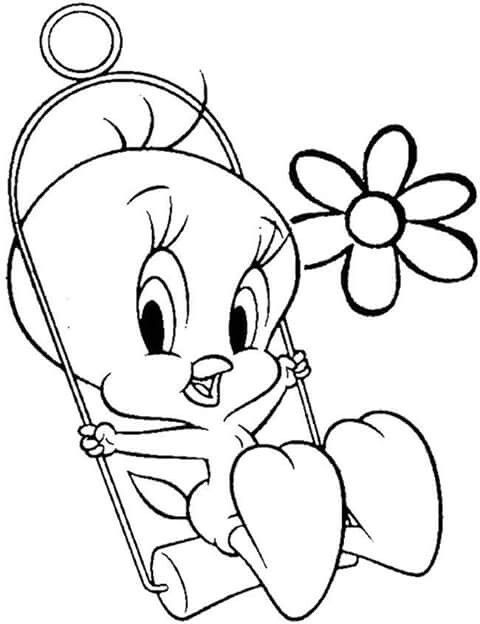 Piolin bird coloring pages ctoon coloring pages disney coloring pages