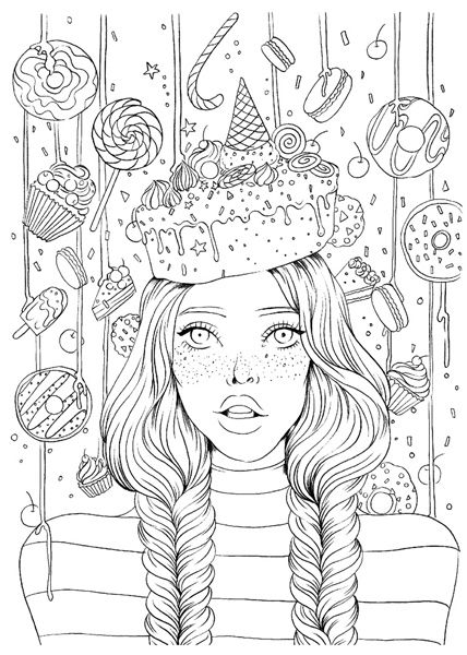 Prima princess sweet tooth stamps detailed coloring pages cute coloring pages coloring books