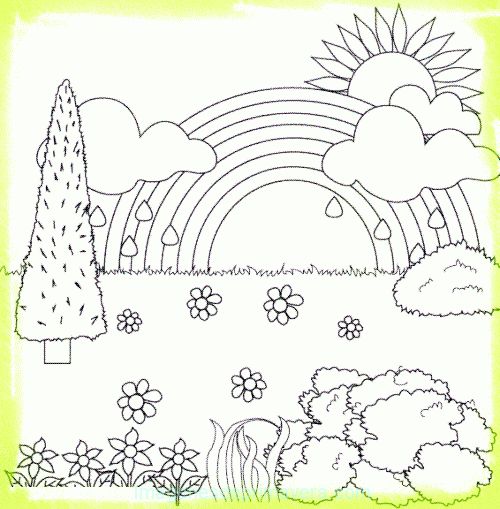 Rultado de imagen de dibujos de primavera garden coloring pag cool coloring pag coloring books
