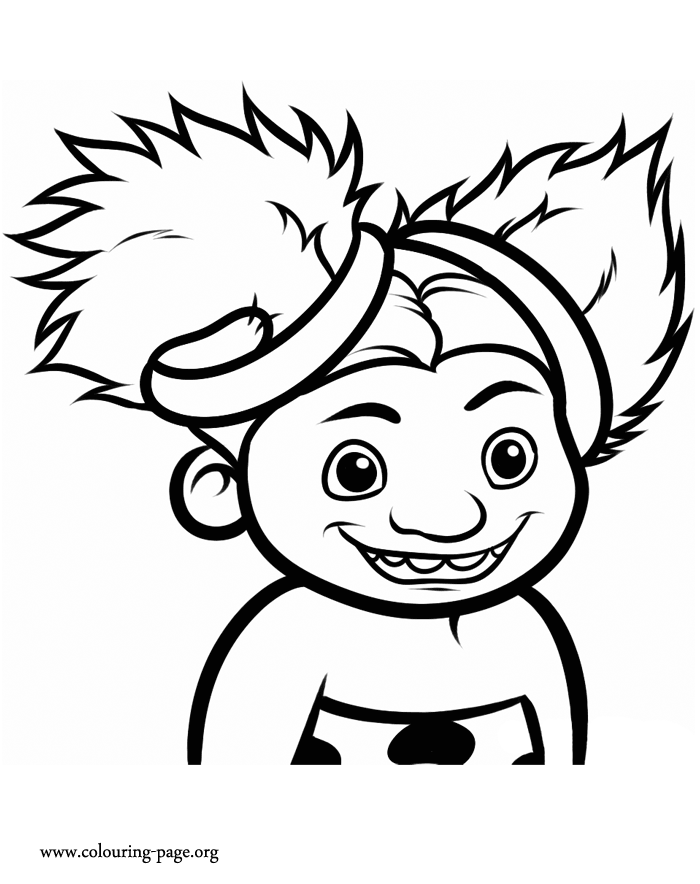 Los croods â colorear