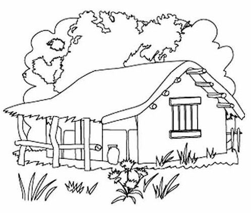 Dibujos para colorear de casas dibujos para colorear dibujos para pintar paisajes tradiciones argentinas