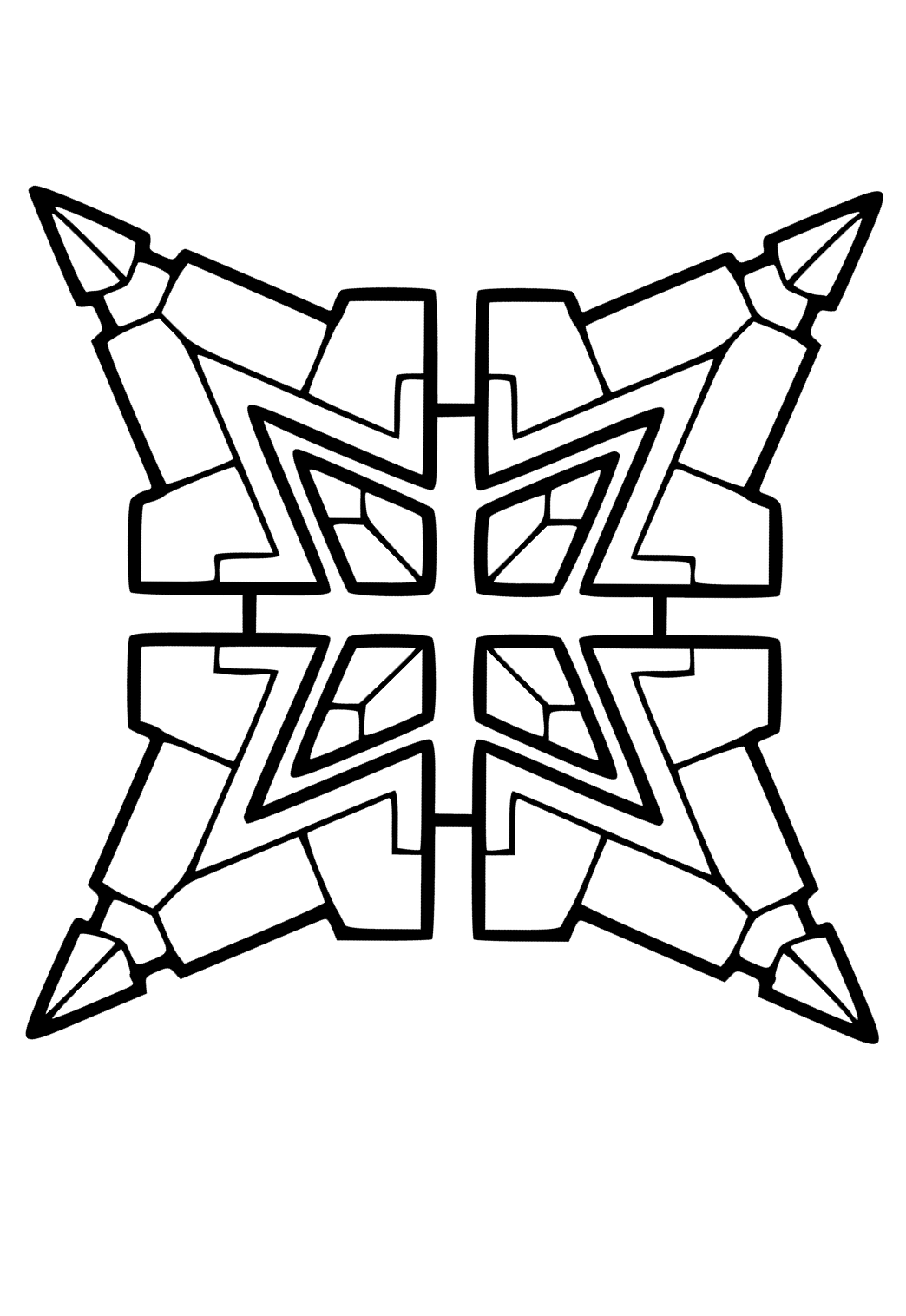 Dibujo e imagen d robot para colorear y imprimir gratis para adultos y niãos