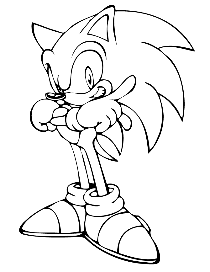 Cool sonic the hedgehog coloring page coloriage sonic coloriage image coloriage
