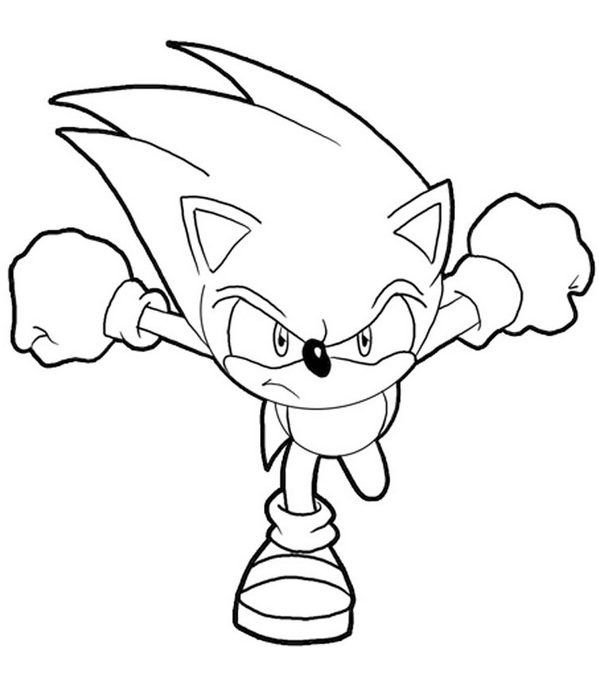 Dibujos de sonic pa colore ctoon coloring pages how to draw sonic hedgehog colors