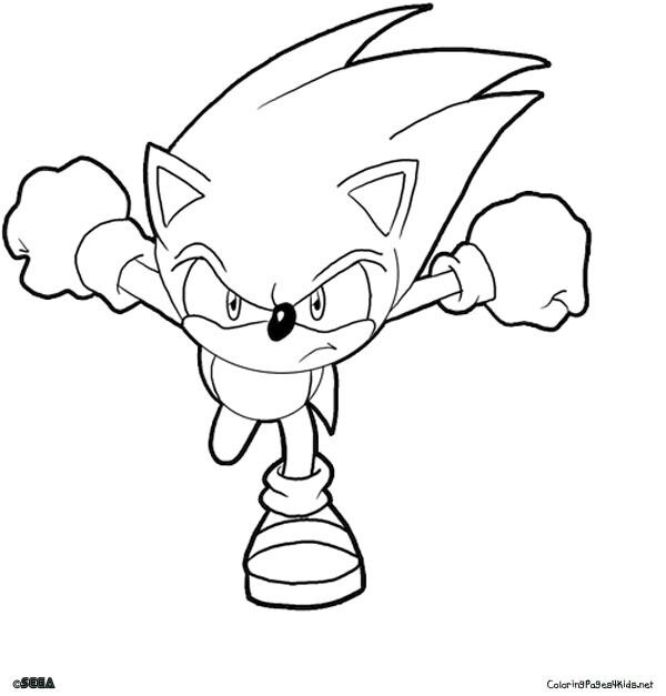 On the go sonic color page ctoon coloring pages how to draw sonic cool coloring pages