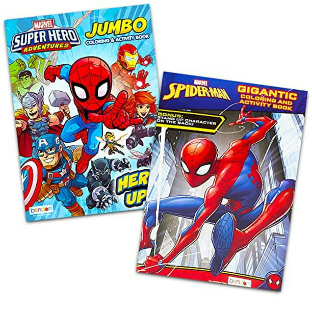 Marvel spiderman ultimate coloring book set â libros de actividades de spiderman con tat spiderman spider