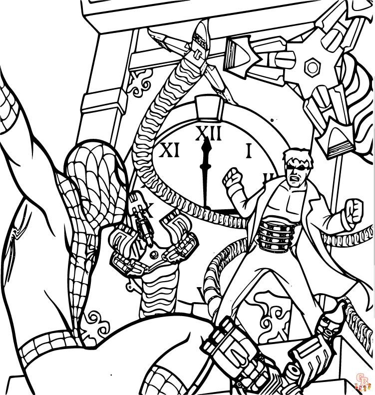 Explore nuestra colecciãn de imprimibles spiderman dibujos para colorear gratis