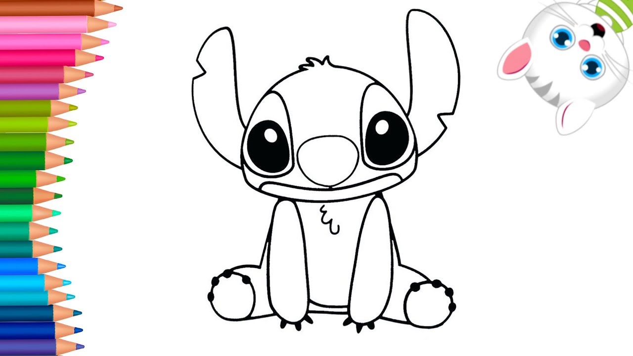 Stich dibujos para colorear dibujos para pintar con mimi aprender colores