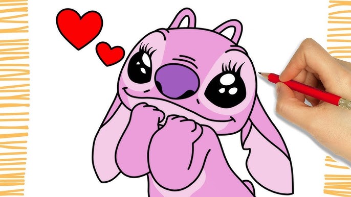 How to draw stitch from lilo and stitch new