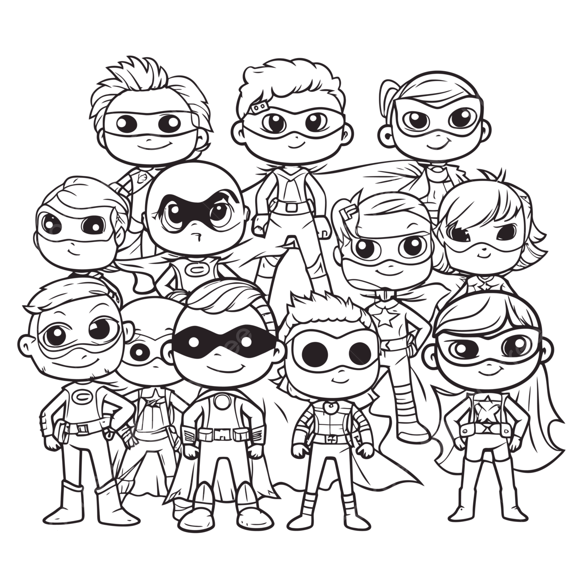 Super hero children coloring pages best of lovely superhero superhero outline sketch drawing vector love drawing wing drawing superhero drawing png and vector with transparent background for free download