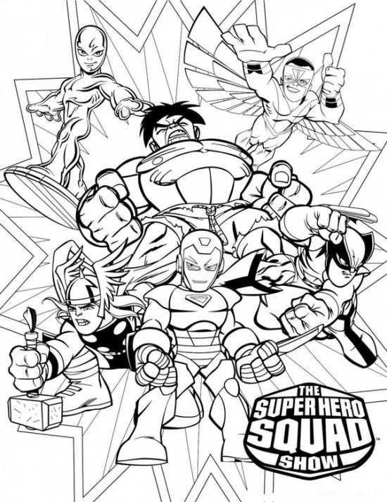 Cartoon coloring pages avengers coloring superhero coloring