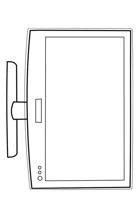 Coloring page television lap book templates coloring pages hand crafts for kids