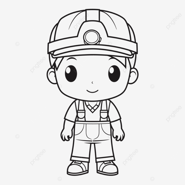 Dibujo de trabajador para colorear de la construccion vector png dibujos dibujo de ala dibujo de anillo dibujo de trabajador de la construcciãn png y vector para dcargar gratis