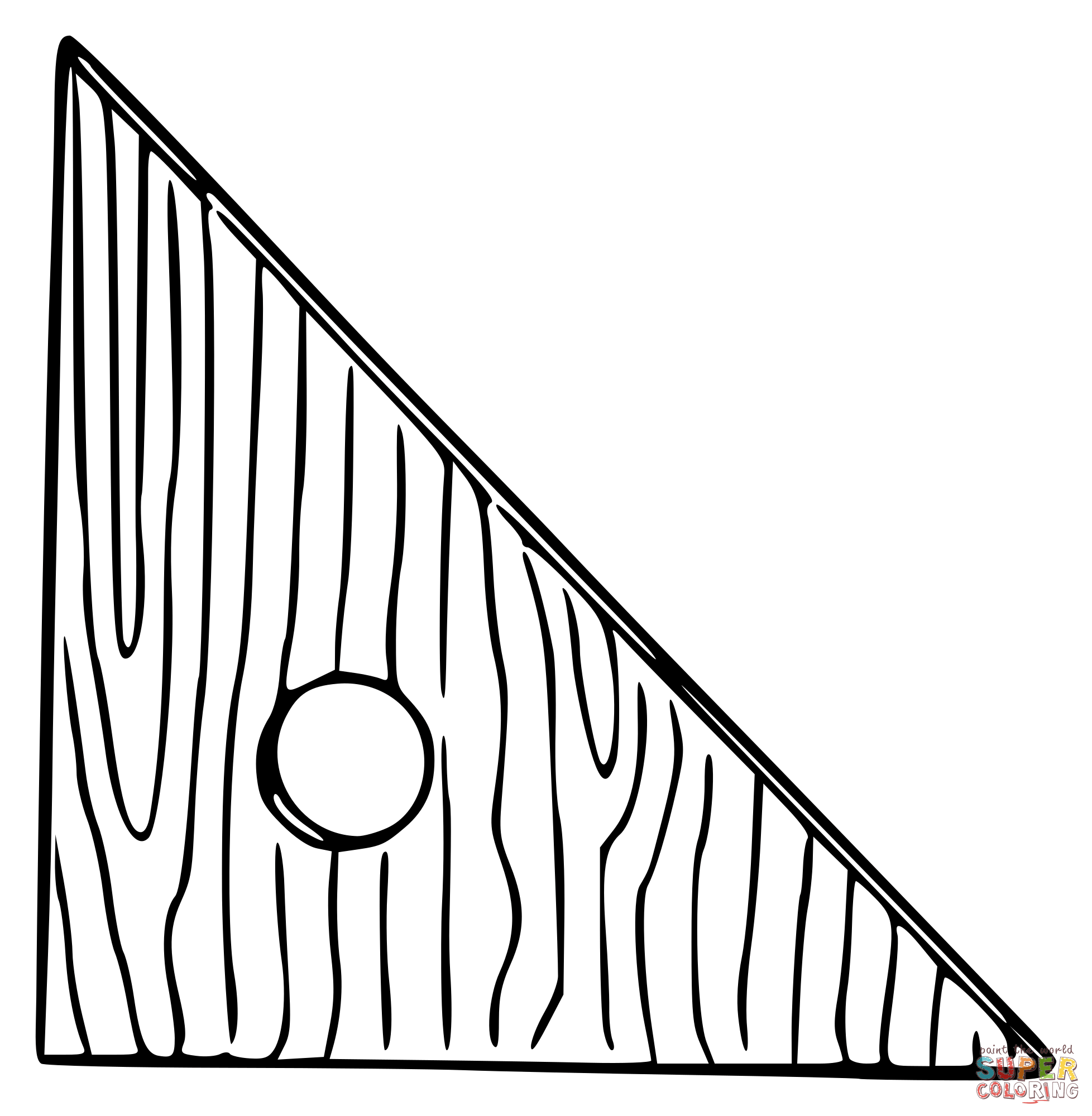 Dibujo de triãngulo de madera de lutz vintage para colorear dibujos para colorear imprimir gratis