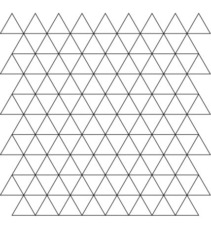 Teselado con triãngulos dibujo para colorear categorãas mosaicos pãginâ geometria triangulos pãginas para colorear para imprimir gratis pãginas para colorear