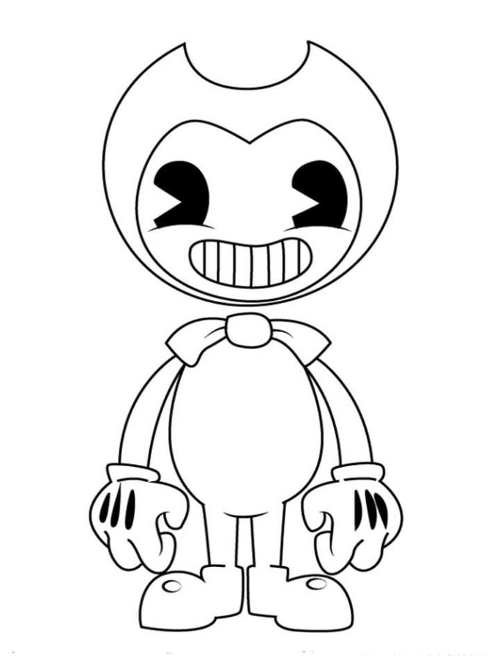 Free bendy coloring pag for kids and adults fnaf coloring pag coloring pag to print free coloring pag