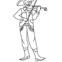 Dibujos para colorear dia de muertos