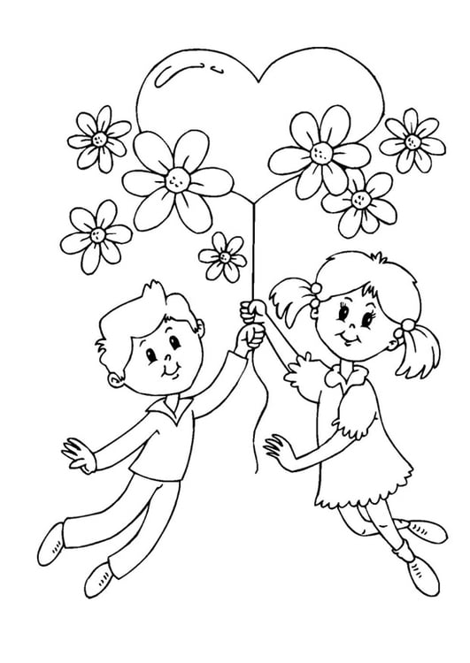 Dibujo para colorear dãa de la madre