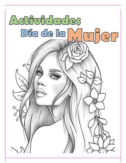 Actividades dia de la mujer pdf