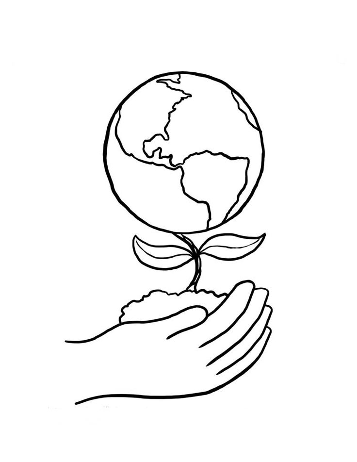Dibujo del planeta tierra para colorear earth day coloring pages coloring pages planet coloring pages