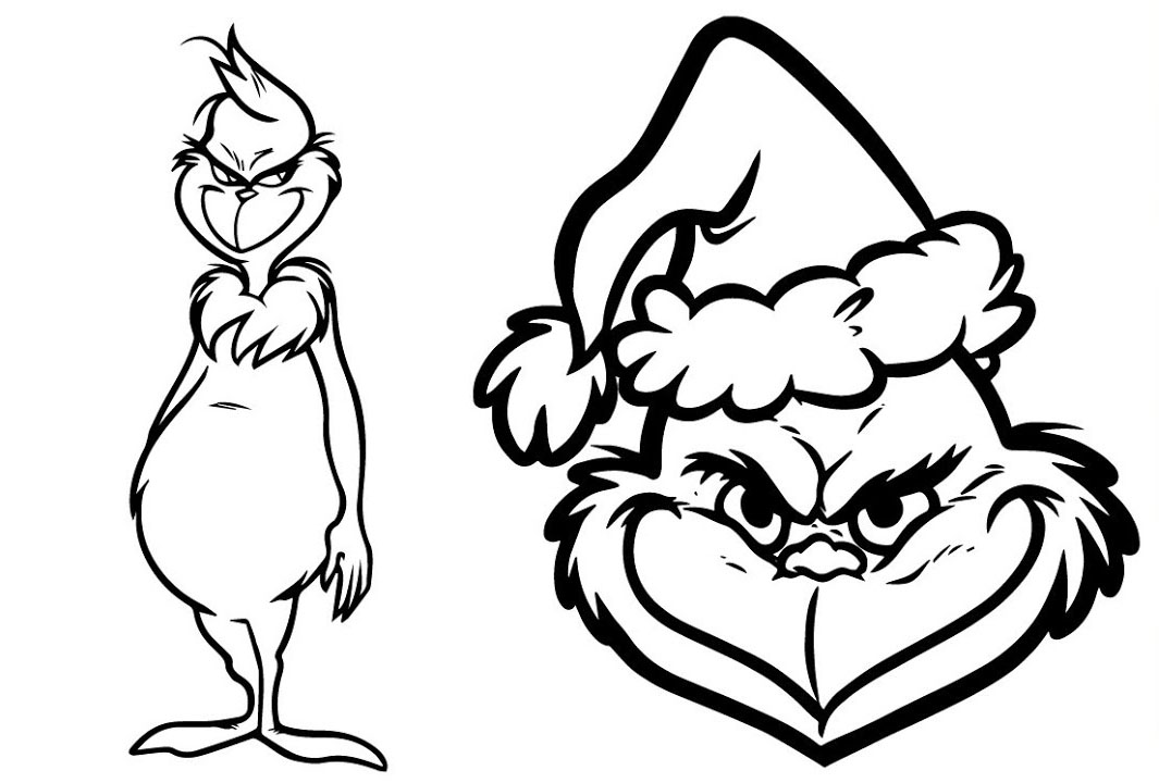 Imprime y colorea el grinch