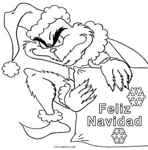 Dibujos de grinch para colorear