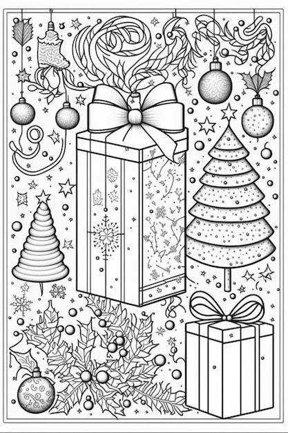 Page adult coloring pages christmas images