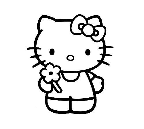 Dibujos para colorear de hello kitty
