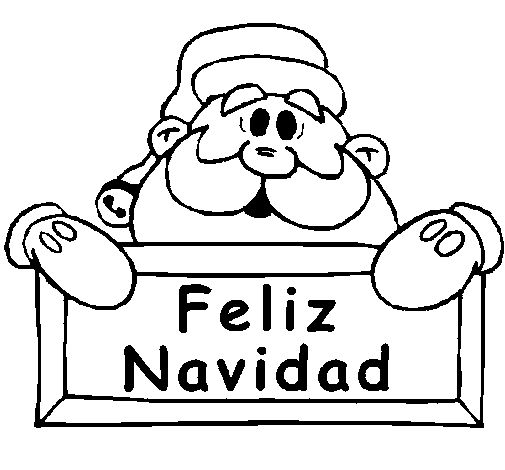 Letrero feliz navidad para colorear imagen de feliz navidad feliz navidad dibujo de navidad