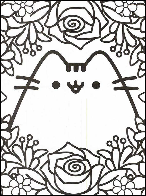 Pin en pusheen dibujos para dibujar
