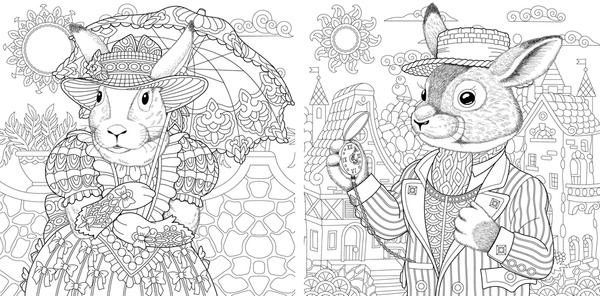 Coloring book pages house mãs de ilustraciones y dibujos de stock con licencia libres de regalãas