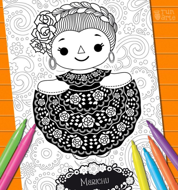Cute mexican doll with chiapas dress muãecas de trapo mexicanas dibujos para bordar mexicano muãecas mexicanas