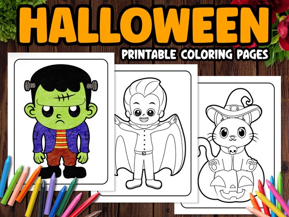 Pãginas para colorear imprimibles de halloween pdf copiar