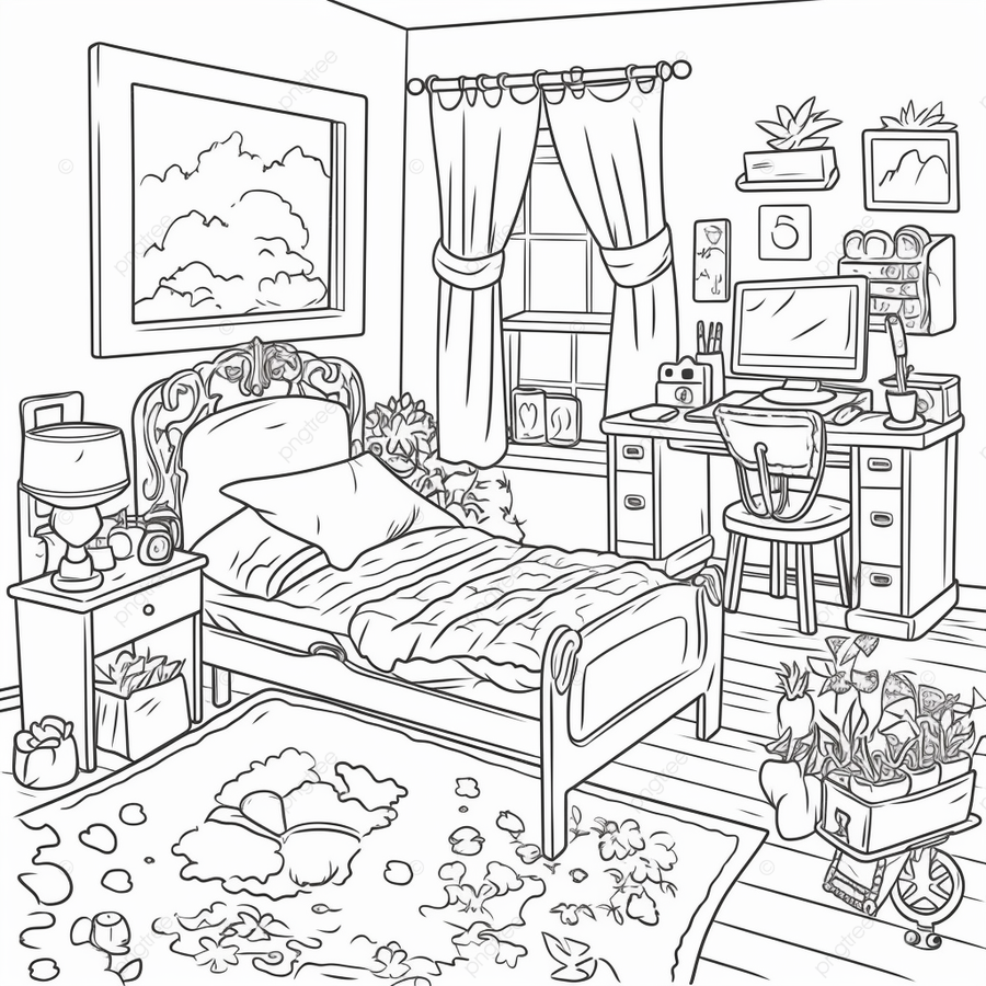 Dibujo de hojas para colorear la habitaciãn dibujos animados adultos png dibujos dibujo del coche dibujo de dibujos animados dibujo de anillo png imagen para dcarga gratuita