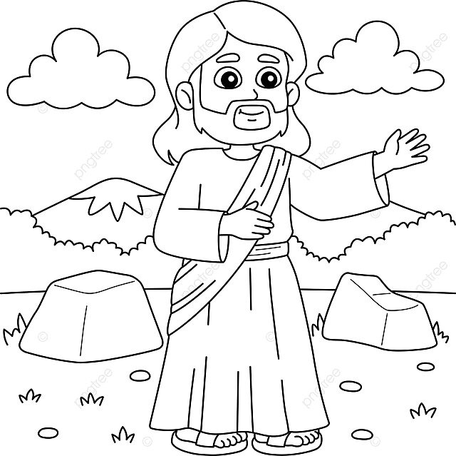 Dibujo de jus cristiano predicando pagina para colorear ninos libro color vector png dibujos dibujo de libro dibujo de jus dibujo de anillo png y vector para dcargar gratis