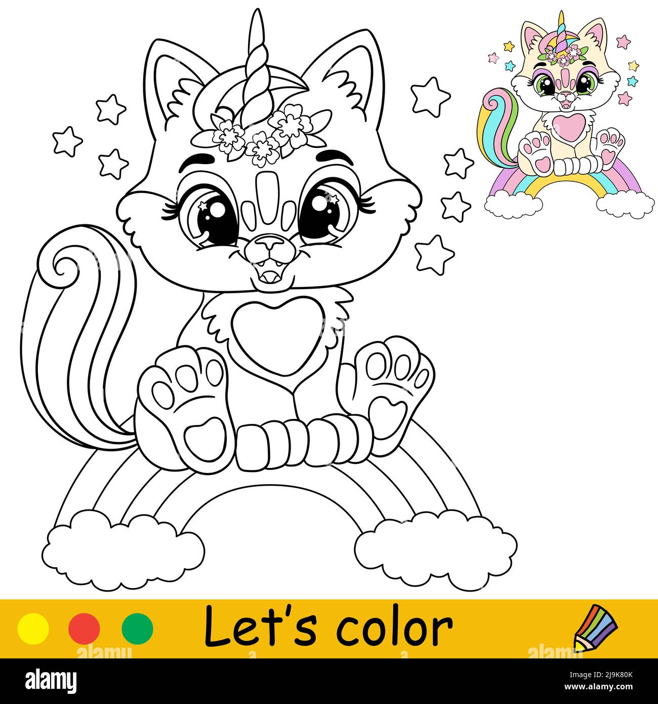 Cat character hi