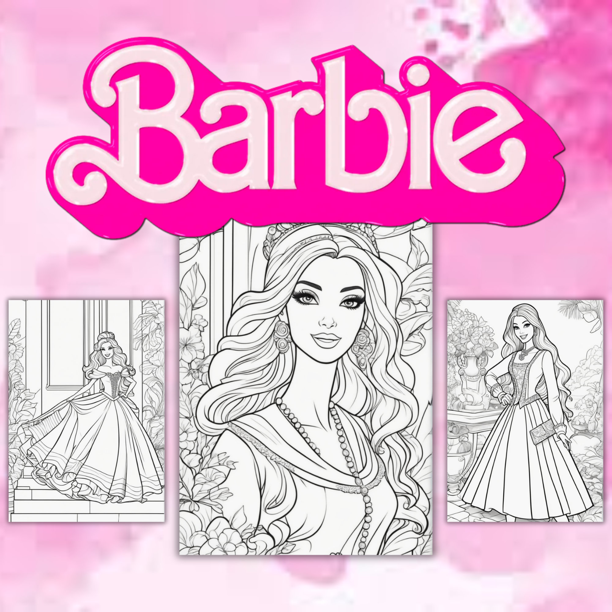 Barbie coloring book