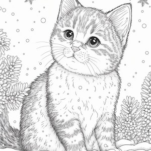 Kitty coloring pages