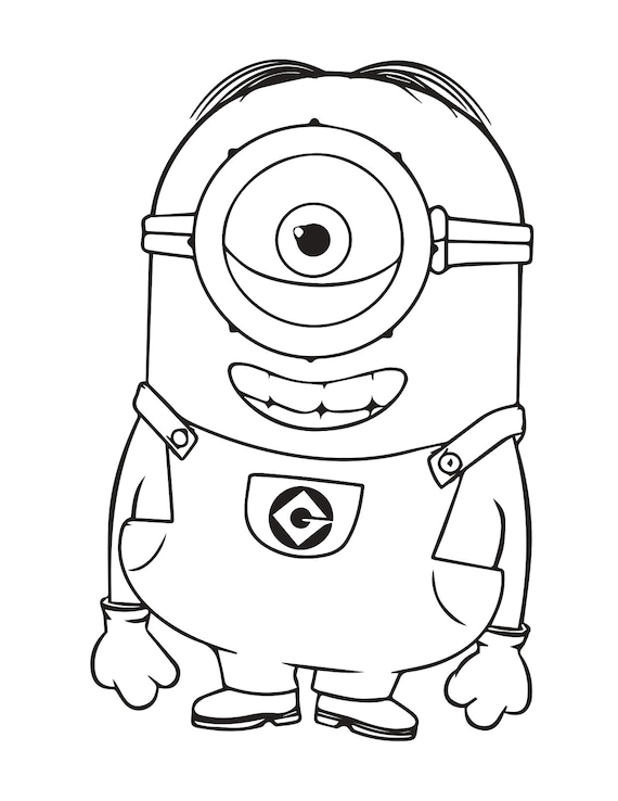 Dibujos para colorear de minions
