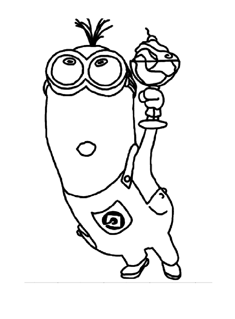 Dibujos para colorear de los minions para imprimir