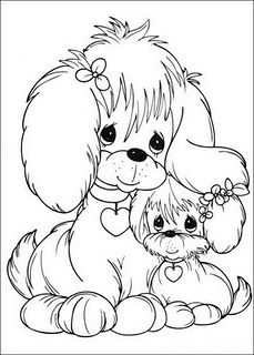 Perritos para colorear precious moments coloring pages puppy coloring pages angel coloring pages