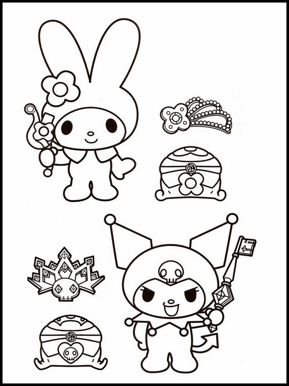 Pin en onegai my melody dibujos para dibujar