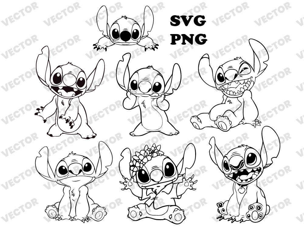 Stitch coloring